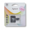 APACER Micro SDHC 16 GB class4 с SD адаптером
