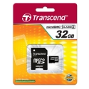 Transcend MicroSD 32Gb Class 4+SD адаптер
